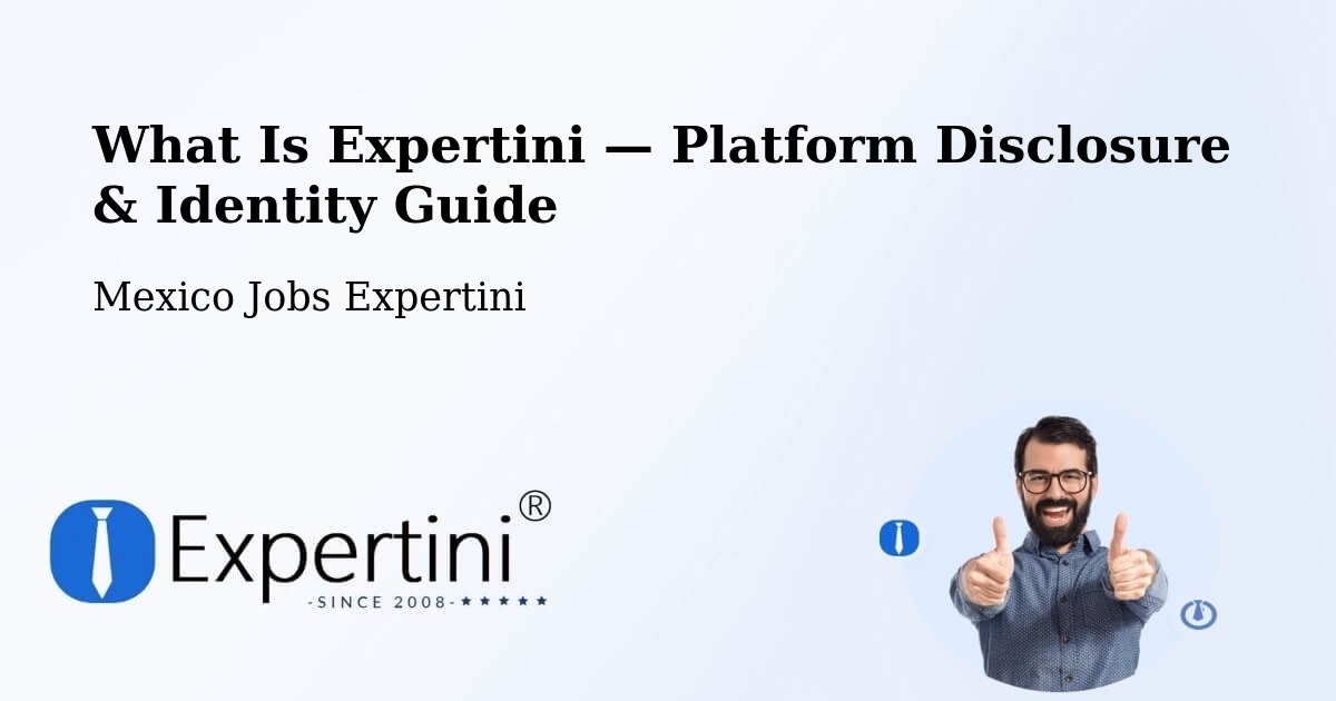 What Is Expertini — Platform Disclosure & Identity Guide – Pothé